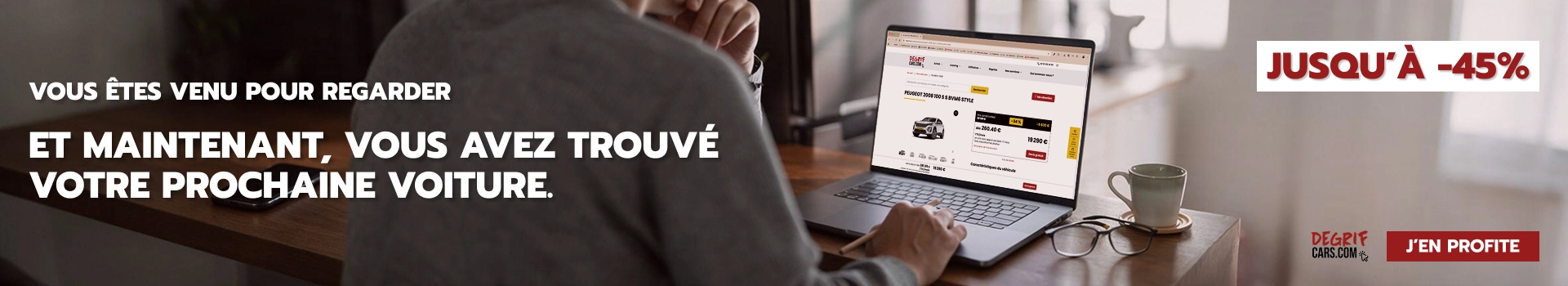 Mandataire automobile Degrifcars : achat de voitures neuves et d’occasion à prix remisés jusqu’à -45 %