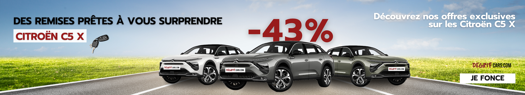 Mise en avant de nos offres promotionnelles sur notre gamme Citroën C5 X