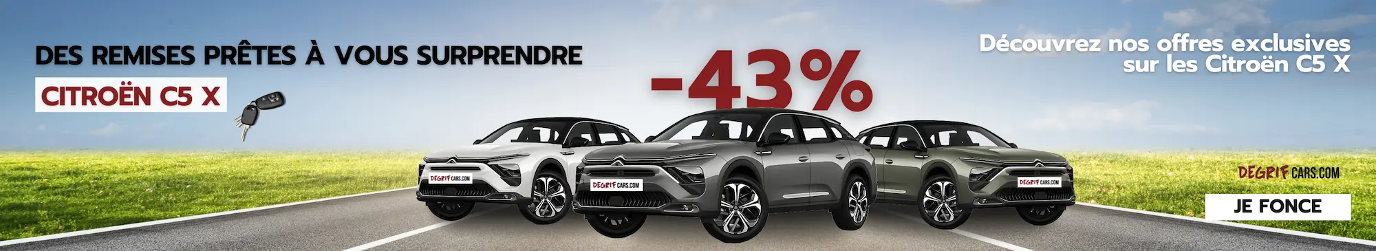 Mise en avant de nos offres promotionnelles sur notre gamme Citroën C5 X