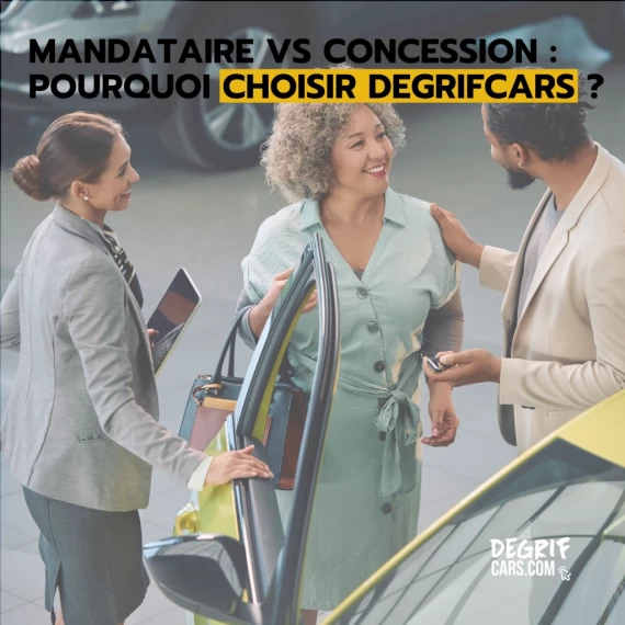 Comparatif de prix entre un mandataire automobile multimarques et une concession traditionnelle pour l'achat d'une berline neuve.