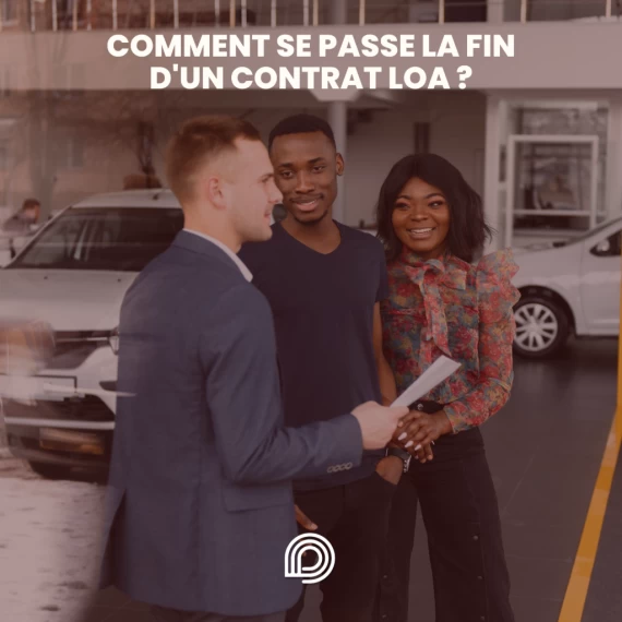 Conseiller Degrifcars accompagnant un client lors de la fin de son contrat LOA et des démarches administratives