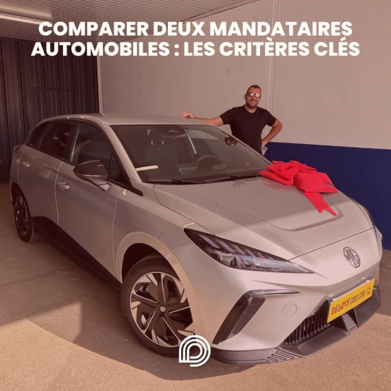 Comparer deux offres de mandataires automobiles selon le prix, les garanties et les services